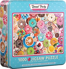 Donut Party Tin - 1000pc puzzle