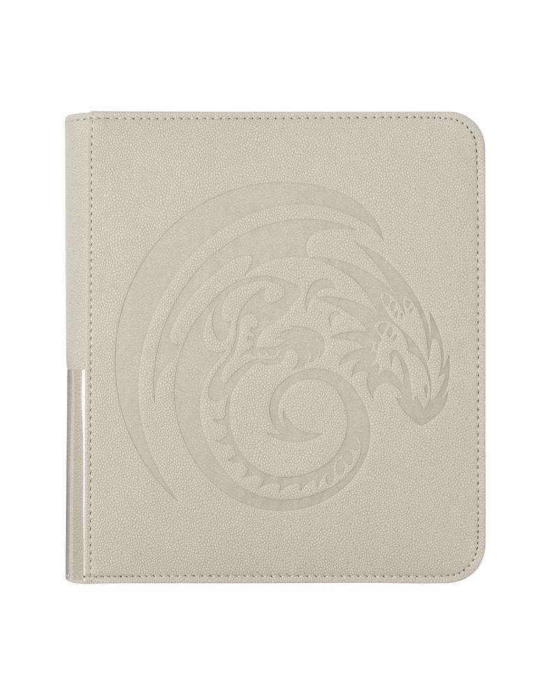 Dragon Shield Zipster Binder - Zipster Small - Ashen White
