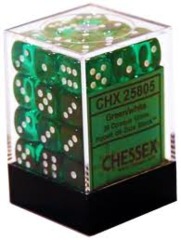 36 Green with white Translucent Chx 23805