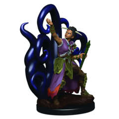 DUNGEONS AND DRAGONS: ICONS OF THE REALM PREMIUM FIGURE (WAVE 3): FEMALE HUMAN WARLOCK.
