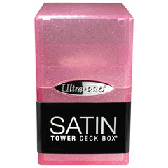 ULTRA PRO: SATIN TOWER: GLITTER PINK
