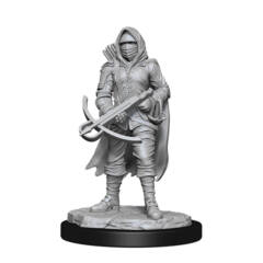 WIZKIDS DEEP CUTS UNPAINTED MINIATURES: W15 BOUNTY HUNTER AND OUTLAW