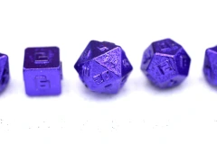 10mm Mini Metal RPG Dice Set Purple