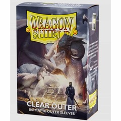 DRAGON SHIELD SLEEVES: OUTER SLEEVES: MATTE CLEAR (100CT)