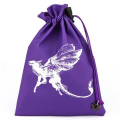 Fine Arts Leather Dice Bag - Fairy Dragon