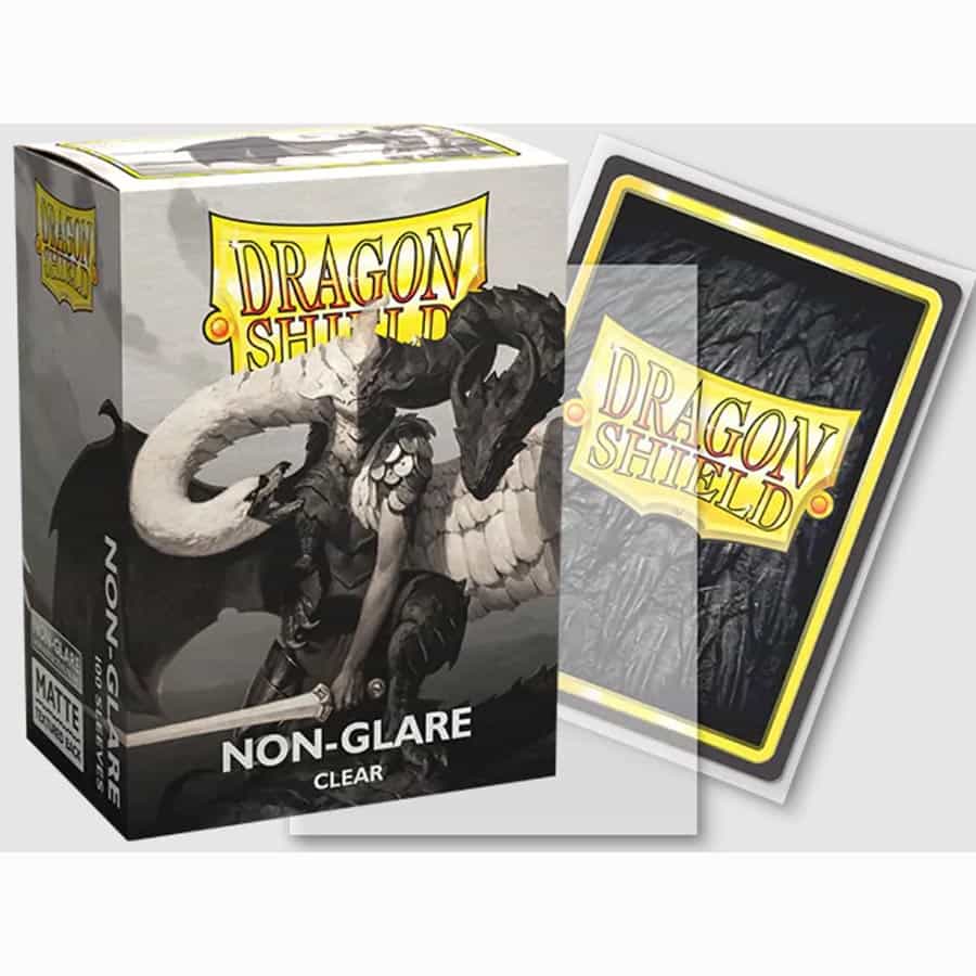 Dragon Shield Sleeves: Matte Non-Glare Clear (Box Of 100)