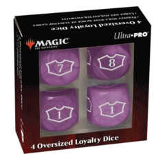 ULTRA PRO: MAGIC THE GATHERING UPDATED DELUXE LOYALTY DICE 22MM (4CT): SWAMP