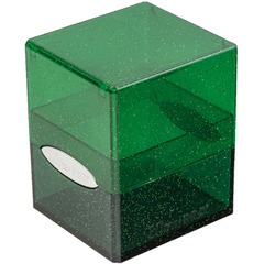 Satin Cube - Glitter Green 100+