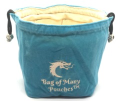 Old School Dice: Bag of Many Pouches Dice Bag - Teal