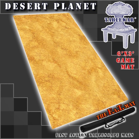6x3 Desert Planet F.A.T. Mat Gaming Mat