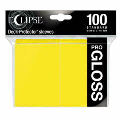 Ultra Pro Eclipse Gloss Sleeves - Lemon Yellow