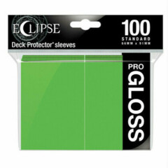 Ultra Pro Eclipse Gloss Sleeves - Lime Green