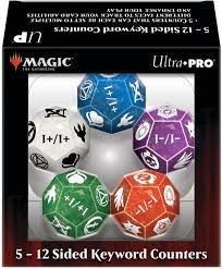 Magic The Gathering 12-sided keyword counters