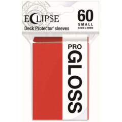 Ultra Pro Eclipse Gloss Small Sleeves - Apple Red - 60ct