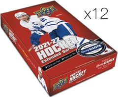 Upper Deck Extended Hockey Series 21/22 Case of 12