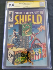 Nick Fury Agent of Shield #1 signed Jim Steranko