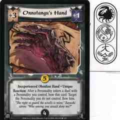 Onnotangu's Hand (Inexperienced Obsidian Hand)