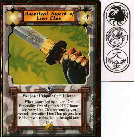 Ancestral Sword of Lion Clan