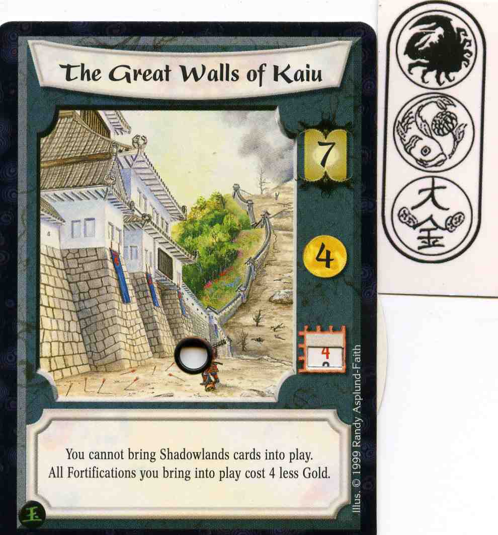 The Great Walls of Kaiu (promo with honor disk)