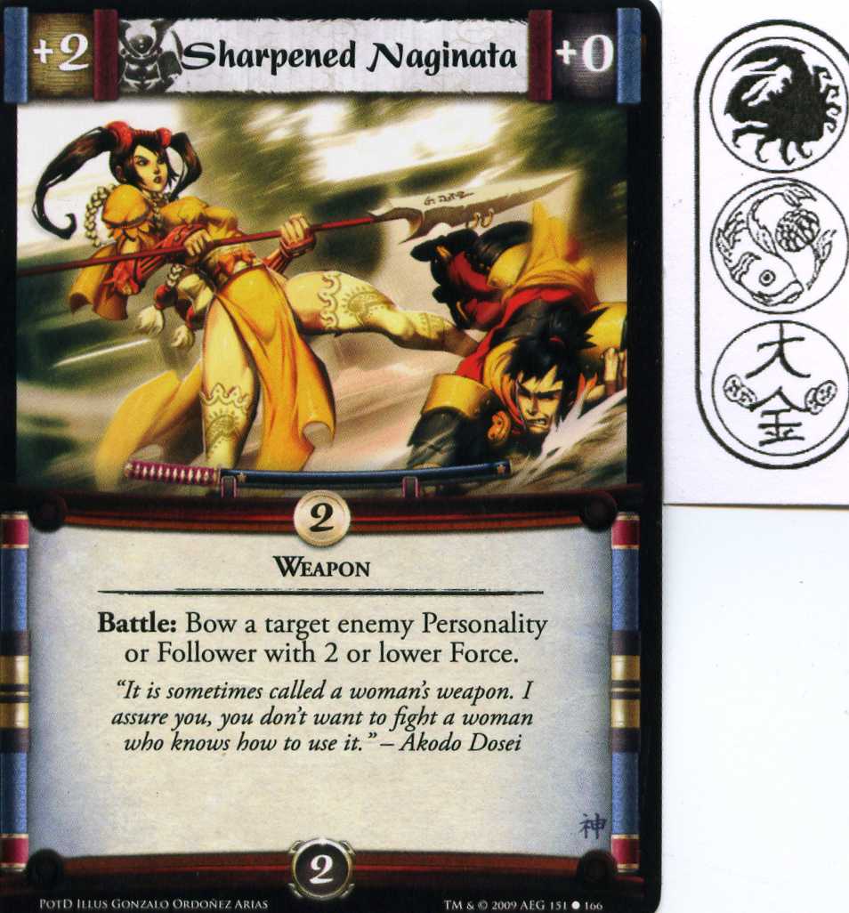 Sharpened Naginata