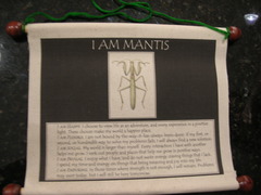 Mantis Wall Scroll