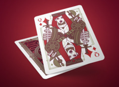 SINS Red Corpus Poker Playing cards