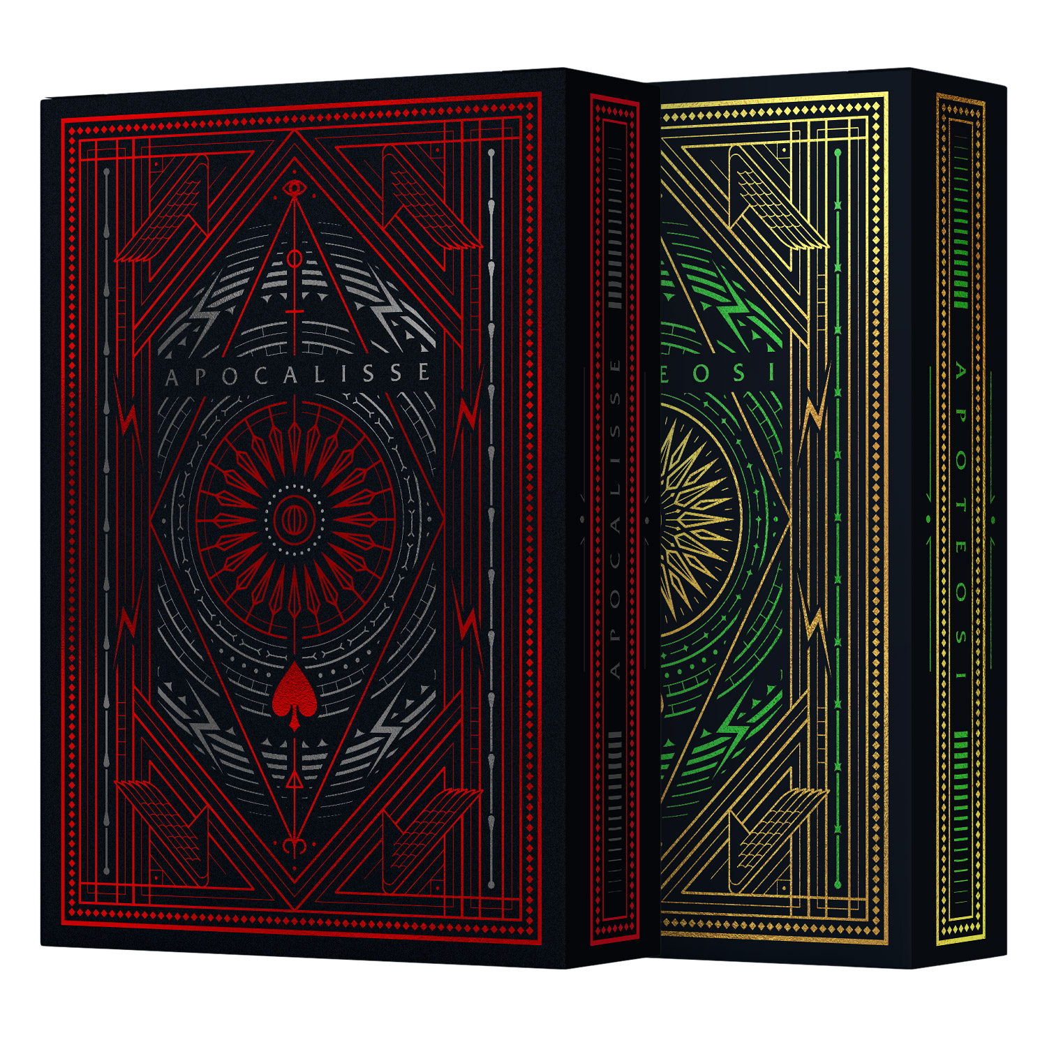 EDEN & HELL Collectors set gilded Luxury Poker Playing cards bundle- Only 200 printed!