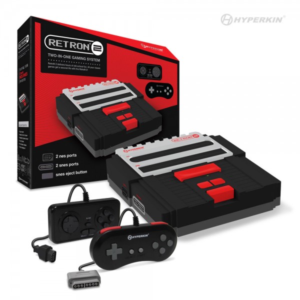 (Hyperkin) RetroN 2 Gaming Console for SNES/ NES (Black)