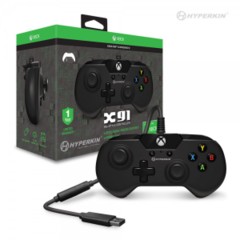 (Hyperkin) X91 Wired Controller for Xbox One/ Windows 10 (Black)
