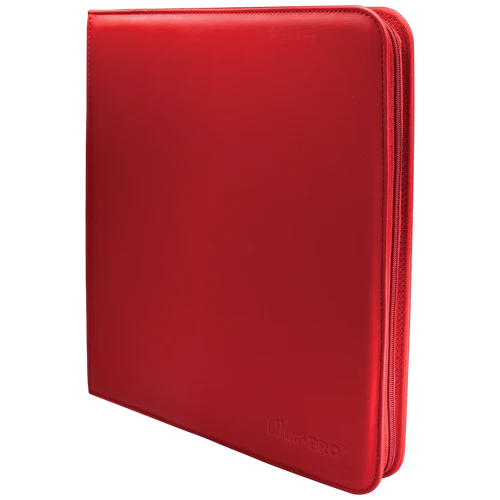 Vivid Red 12-Pocket Zippered PRO-Binder
