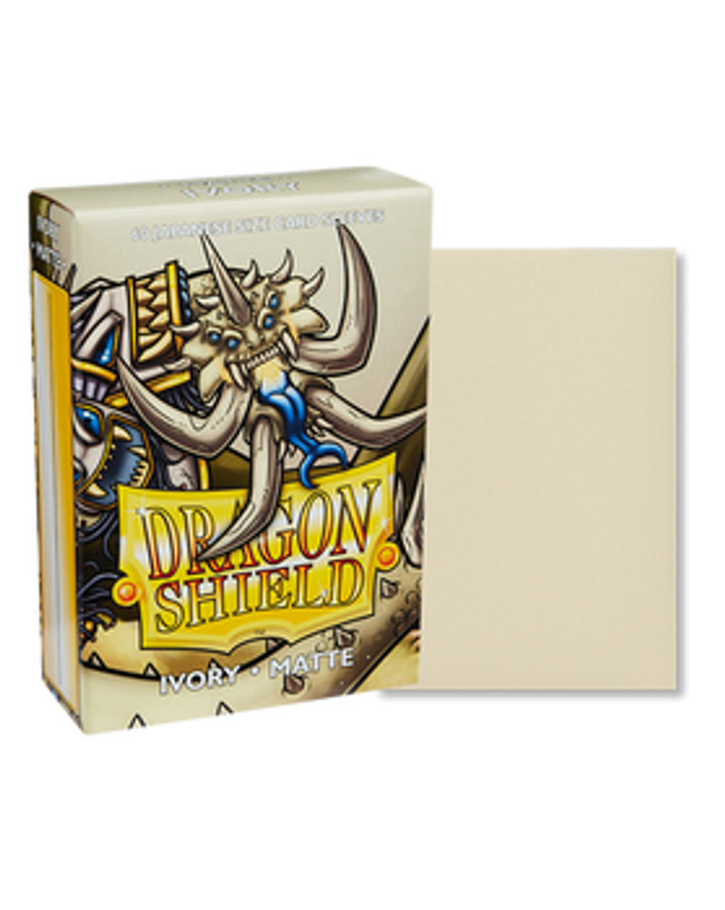 Dragon Shield Japanese Sized Card Sleeves 60 Ct. Matte Ivory