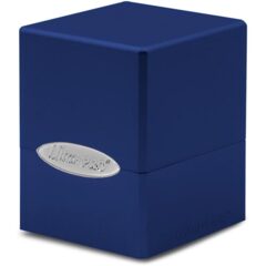 Satin Cube: Blue