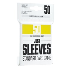 JUST SLEEVES - STANDARD CARD GAME YELLOW 50 CT