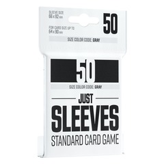 JUST SLEEVES - STANDARD CARD GAME BLACK 50 CT