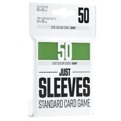 JUST SLEEVES - STANDARD CARD GAME GREEN 50 CT