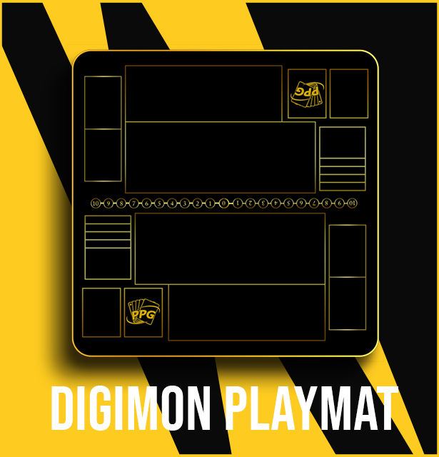 PPG Official Playmat Digimon (Cloth 2 Player)