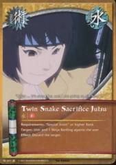 Twin Snake Sacrifice Jutsu - 077 - Diamond Foil - 1st Edition