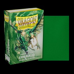 Dragon Shield - Japanese Size - Emerald Matte Sleeves (60 ct.)