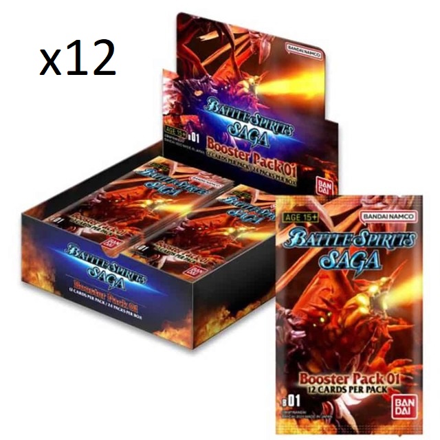 Battle Spirits Saga TCG: Dawn of History - Booster Case (12 Boxes)
