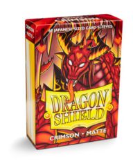 Dragon Shield Mini Japanese Size Matte Sleeves - Crimson