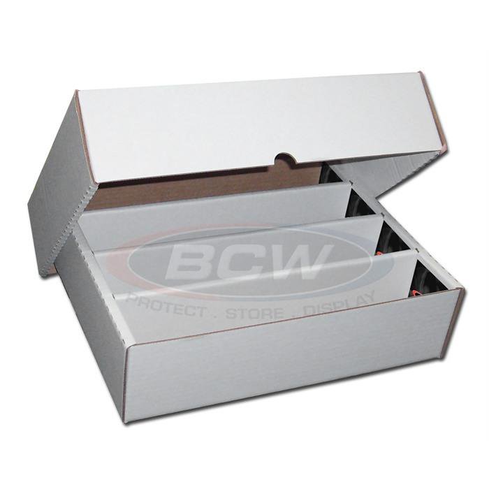 BCW 3200 COUNT STORAGE BOX (FULL LID) 4-Row