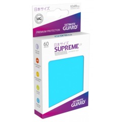 Supreme UX Sleeves Japanese Size - Light Blue - 62 mm x 89 mm - Pack of 60