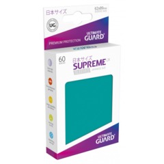 Supreme UX Sleeves Japanese Size - Petrol - 62 mm x 89 mm - Pack of 60