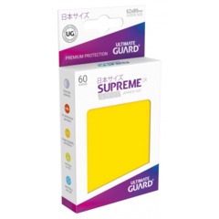 Supreme UX Sleeves Japanese Size - Yellow - 62 mm x 89 mm - Pack of 60