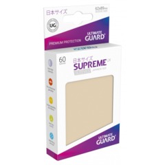 Supreme UX Sleeves Japanese Size - Sand - 62 mm x 89 mm - Pack of 60