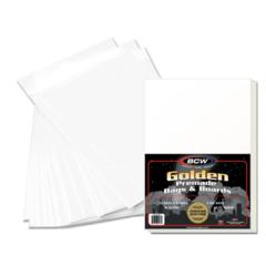 BCW PREMADE GOLDEN BAG AND BOARD - Pack of 50