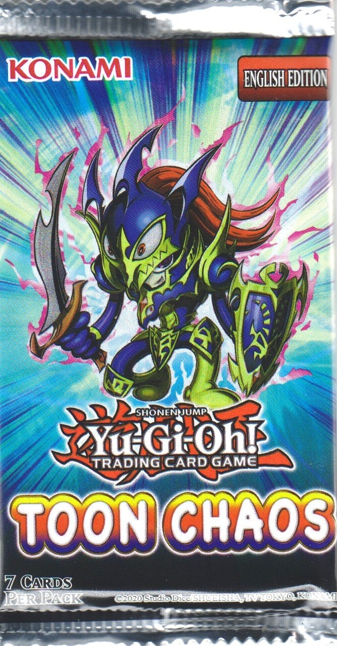 Yugioh Toon Chaos Factory Sealed Booster Box 24 Packs Unlimited Edition English