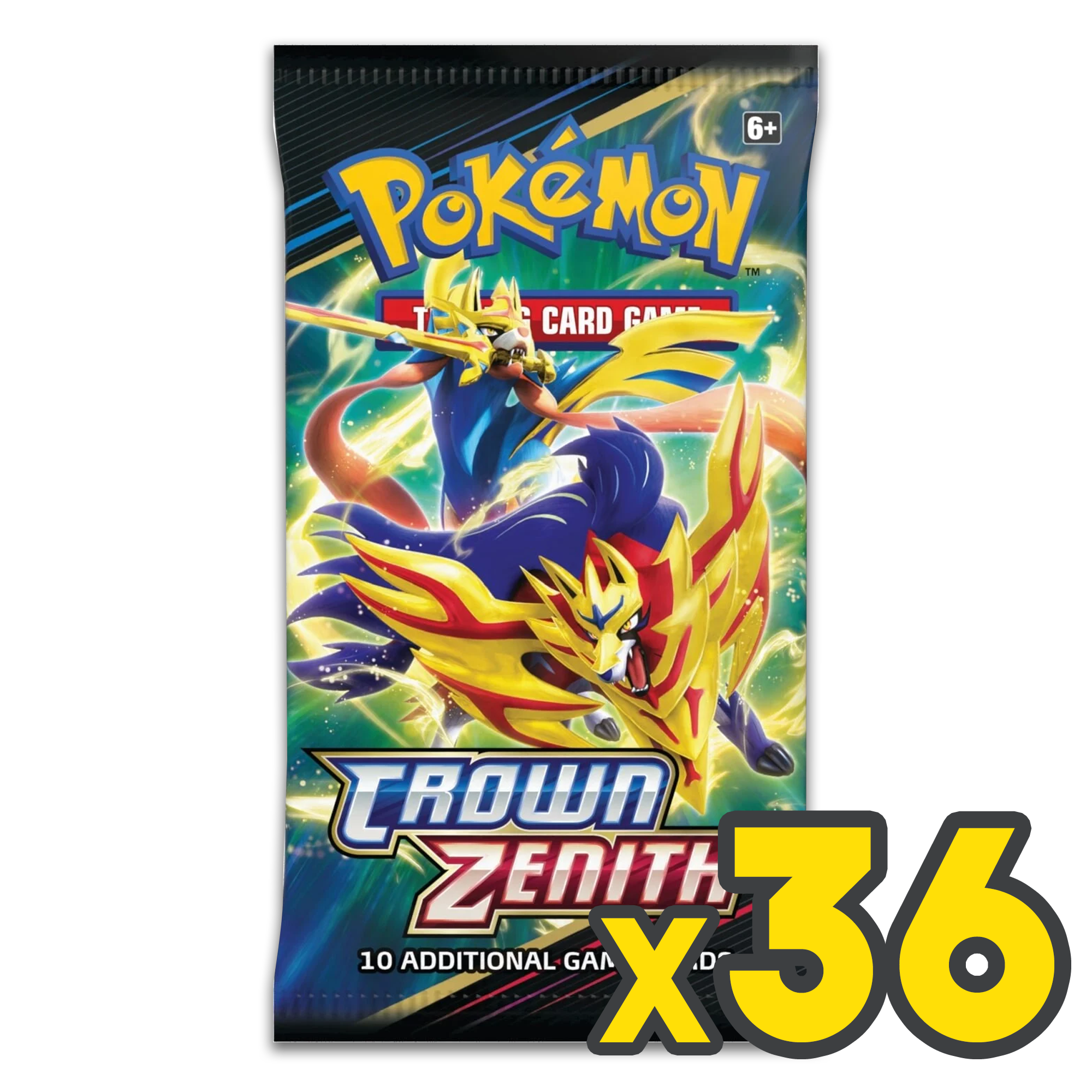 Crown Zenith 36 Booster Packs Display (No Box) Factory Sealed