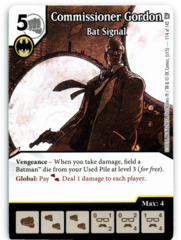 Commissioner Gordon - Bat Signal (Die & Card Combo)