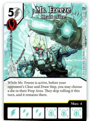 Mr. Freeze - Heart of Ice (Die & Card Combo)
